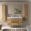 Mueble de baño Nabua Plus 2 cajones 2 puertas suspendido de Salgar